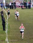 Calum Johnson (Gateshead Harriers) leads the junior mens National Cross Country Relays, Berry Hill Park, Mansfield. Photo: David T. Hewitson/Sports for All Pics
